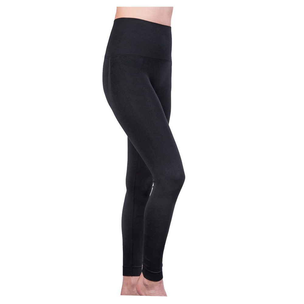 Seamless Legging with Wide Double Ribbed Control Waist - 2 pk #270 ...