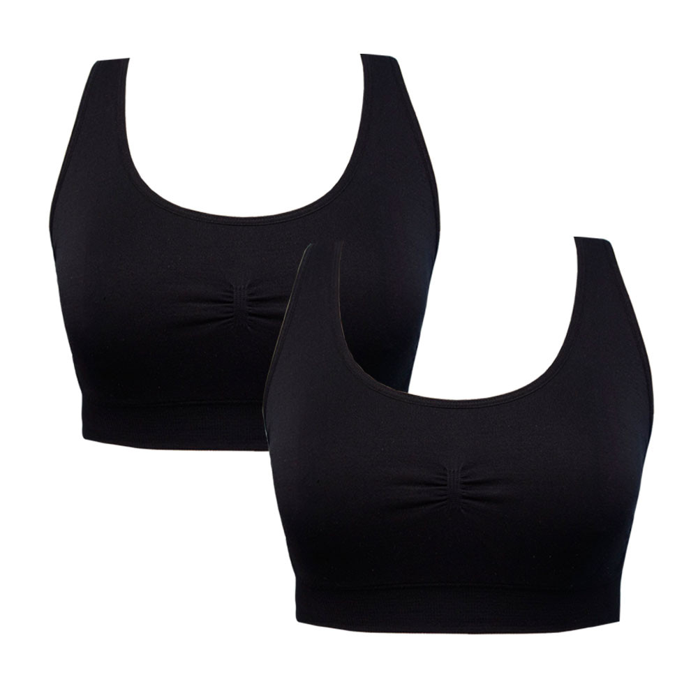 Seamless Crop Top Sport Bra - 2 pk #303 - Camisoles - Cami/Legging