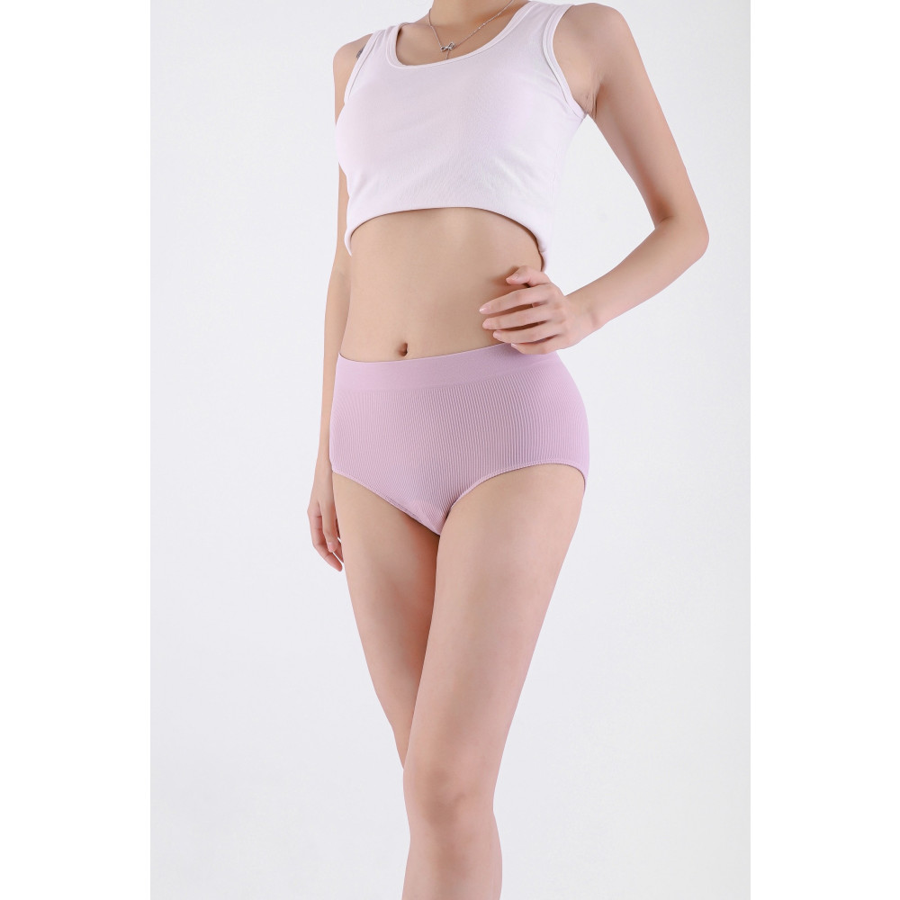 Reviews: Women's Briefs in Ribbed Organic Cotton [871310] - £17.60