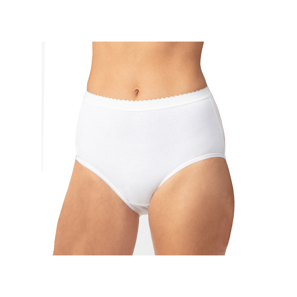 Organic Cotton Panties for Ladies Full Brief / Plus Size - 3 pk #478X -  Plus Sizes