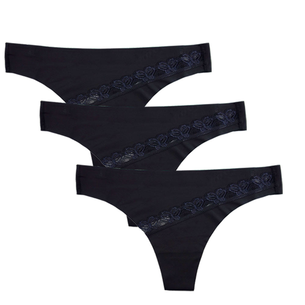 Laser Cut Thong - 3 pk #528 - Laser Cut