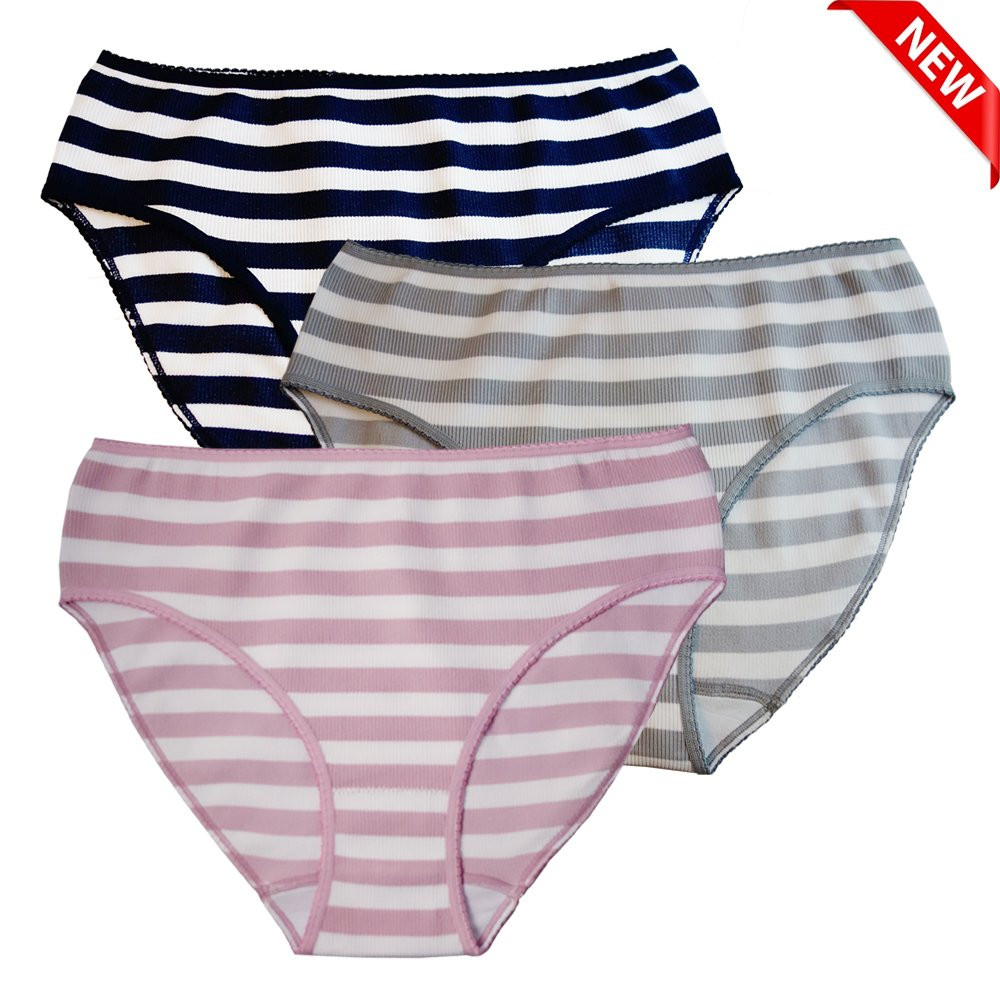 Seamless Ribbed Hi Cut Bikini