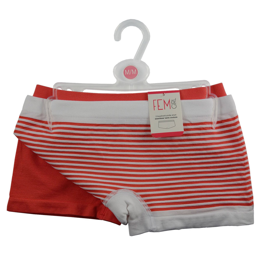 Girls Stripe Boy Short