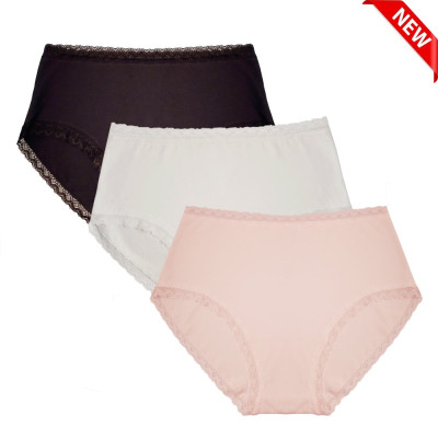 Cotton Lycra with Lace Trim  #450