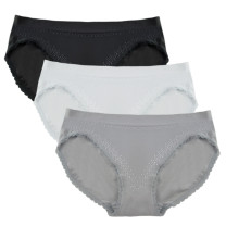 Seamless Embroidered Bikini - 3 pk  #225