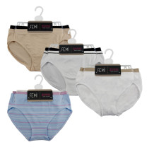 Seamless Bikini Stripe - 4 pk  #611