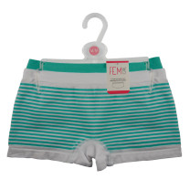Girls Stripe Boy Short - 4 pk  #809