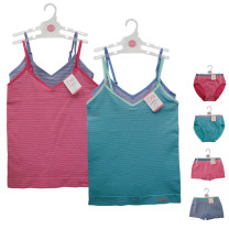 Girls Pin Stripe Cami - 4 pk  #861