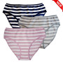 Seamless Ribbed Hi Cut Bikini